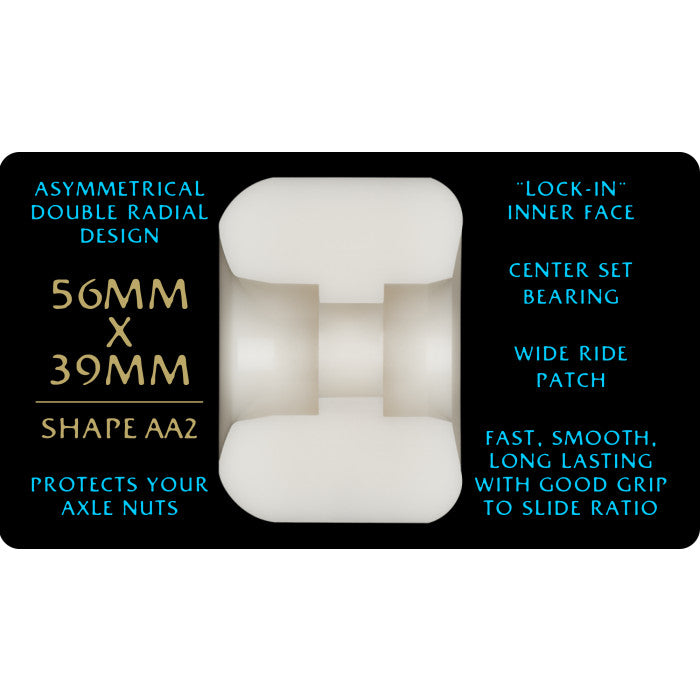 POWELL PERALTA NANO RATS ASYMMETRICAL 56mm 97a AA2 SKATEBOARD WHEELS