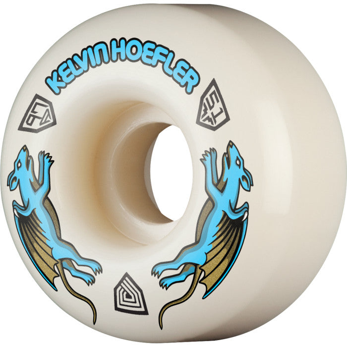 Powell Peralta Kelvin Hoefler Nano Rats Asymmetrical Shape 51mm 97A AV1 Skateboard Wheels