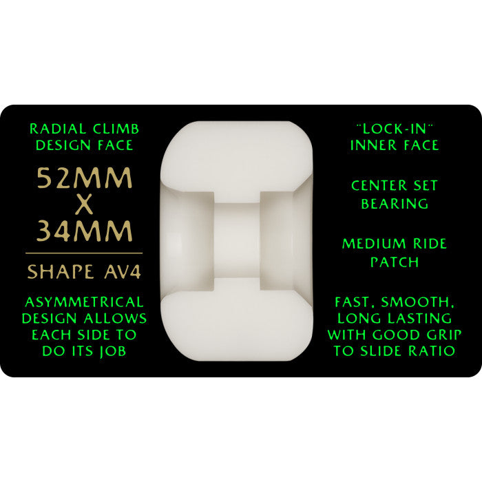 POWELL PERALTA DRAGON FORMULA NANO RATS 52MM 88A SKATEBOARD WHEELS