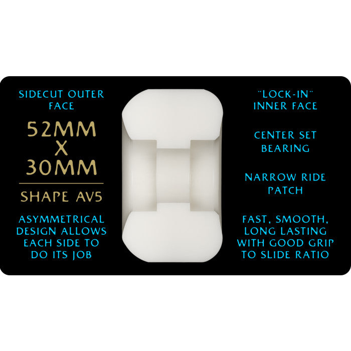 POWELL PERALTA NANO RATS 52mm 97a AV5 SKATEBOARD WHEELS