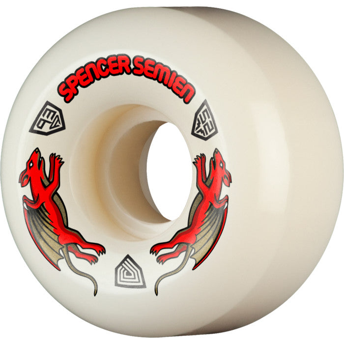 Powell Peralta Spencer Semien Nano Rats 52mm x 30mm 93A AV5 Skateboard Wheels