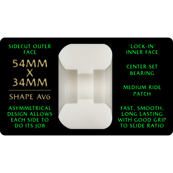 POWELL PERALTA NANO RATS 54mm 88a SKATEBOARD WHEELS