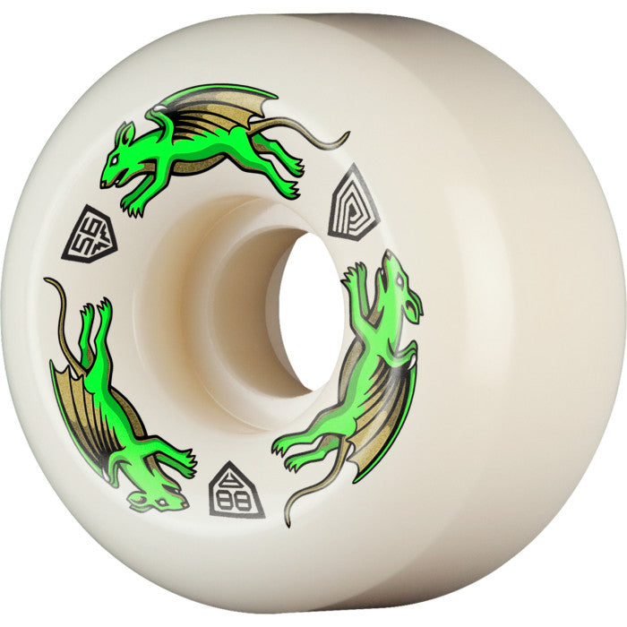 POWELL PERALTA DRAGON FORMULA 56MM 88A SKATEBOARD WHEELS