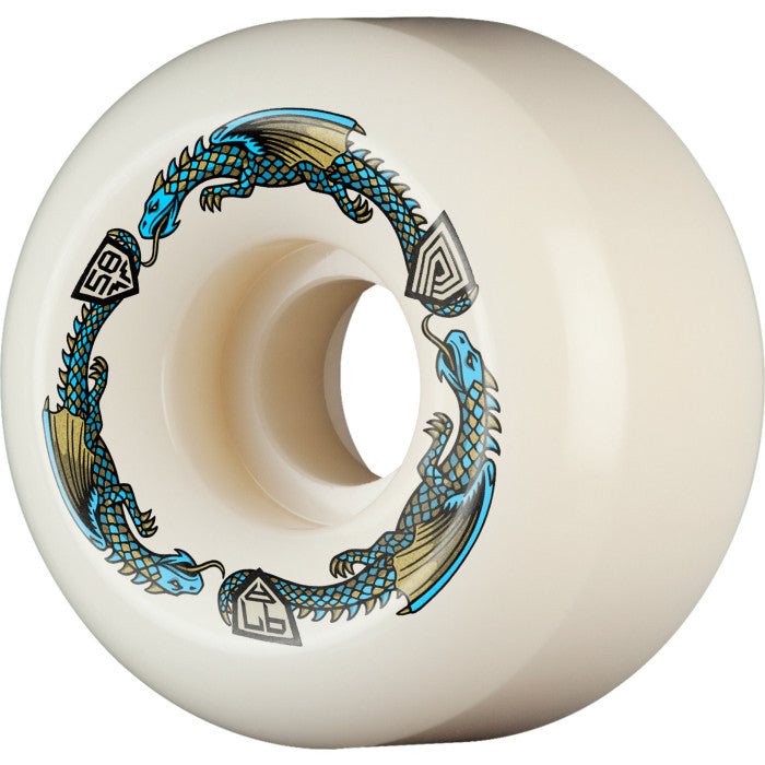 Powell Peralta Dragons Ratbone II Symmetrical 58mm 97a Skateboard Wheels