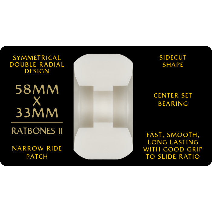 Powell Peralta Ratbone II Dragons 58mm x 33mm 95a  Skateboard Wheels