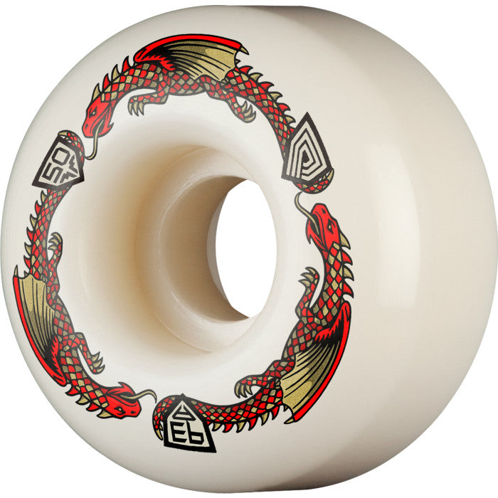 POWELL PERALTA Dragons - Symmetrical Shape - 50mm x 30mm 93A V1 SKATEBOARD WHEELS