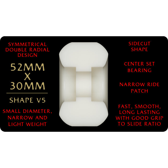 POWELL PERALTA DRAGON FORMULA V5 52mm 93a SKATEBOARD WHEELS