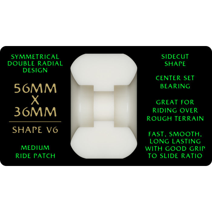 POWELL PERALTA DRAGONS SYMMETRICAL 56MM 88A V6 SKATEBOARD WHEELS