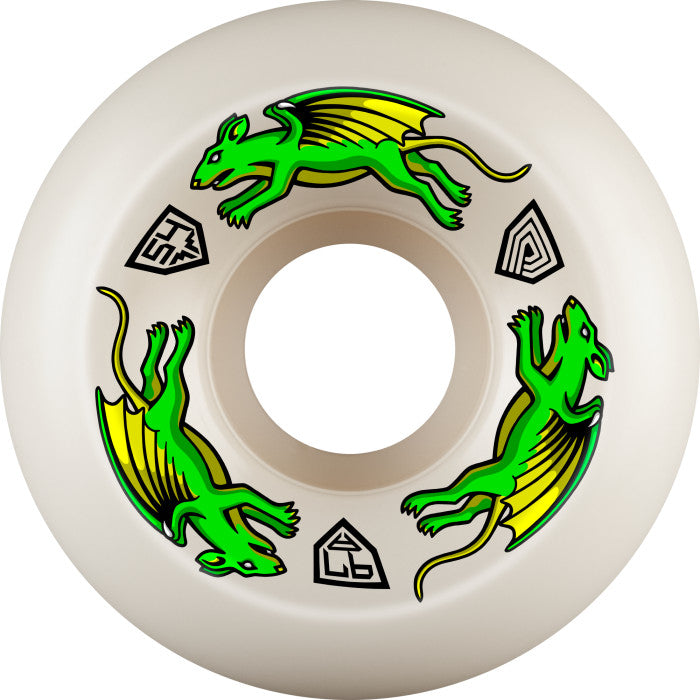 POWELL PERALTA DRAGON FORMULA NANO RATS 54mm 97a SKATEBOARD WHEELS