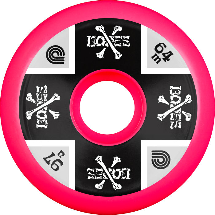 *Pre-Order* Powell Peralta Crossbones 64mm 97a Pink Skateboard Wheels