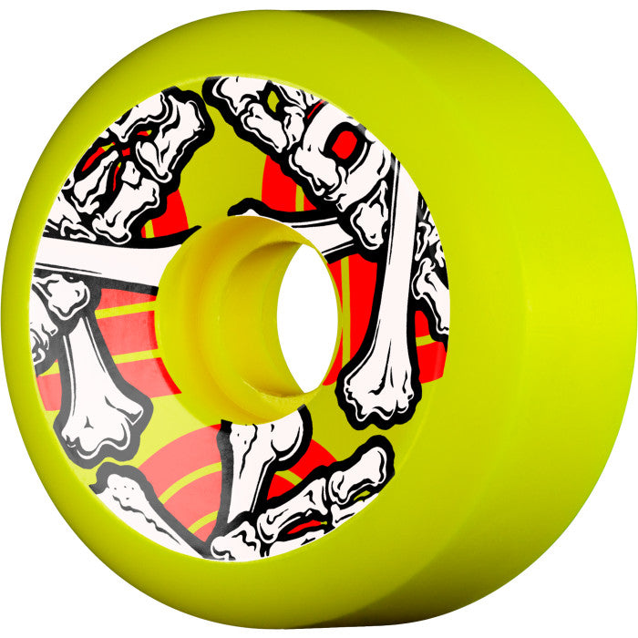 *Pre-Order* Powell Peralta Crossbones 64mm 97a Yellow Skateboard Wheels