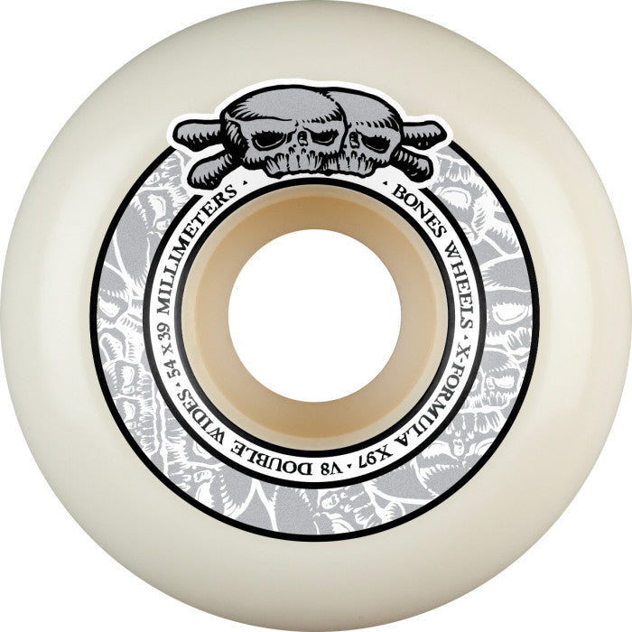 BONES X-Formula Double Wides V8 54mm X97 Skateboard Wheels