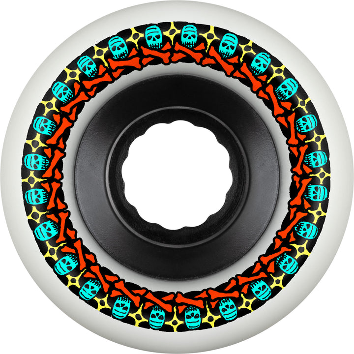 BONES ATF Rough Riders 59mm 80a White All Terrain Skateboard Wheels