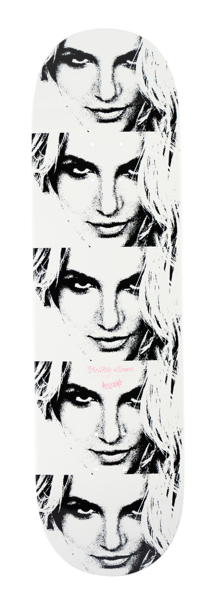 WELCOME X BRITNEY SPEARS "WORLD" 8.75" COMPLETE SKATEBOARD