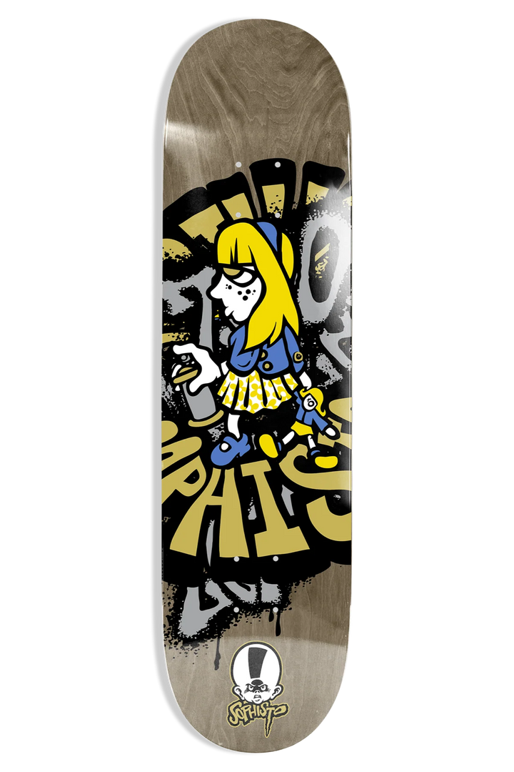 Zero Sophisto Susie Spraycan EX7 8.5" Skateboard Deck