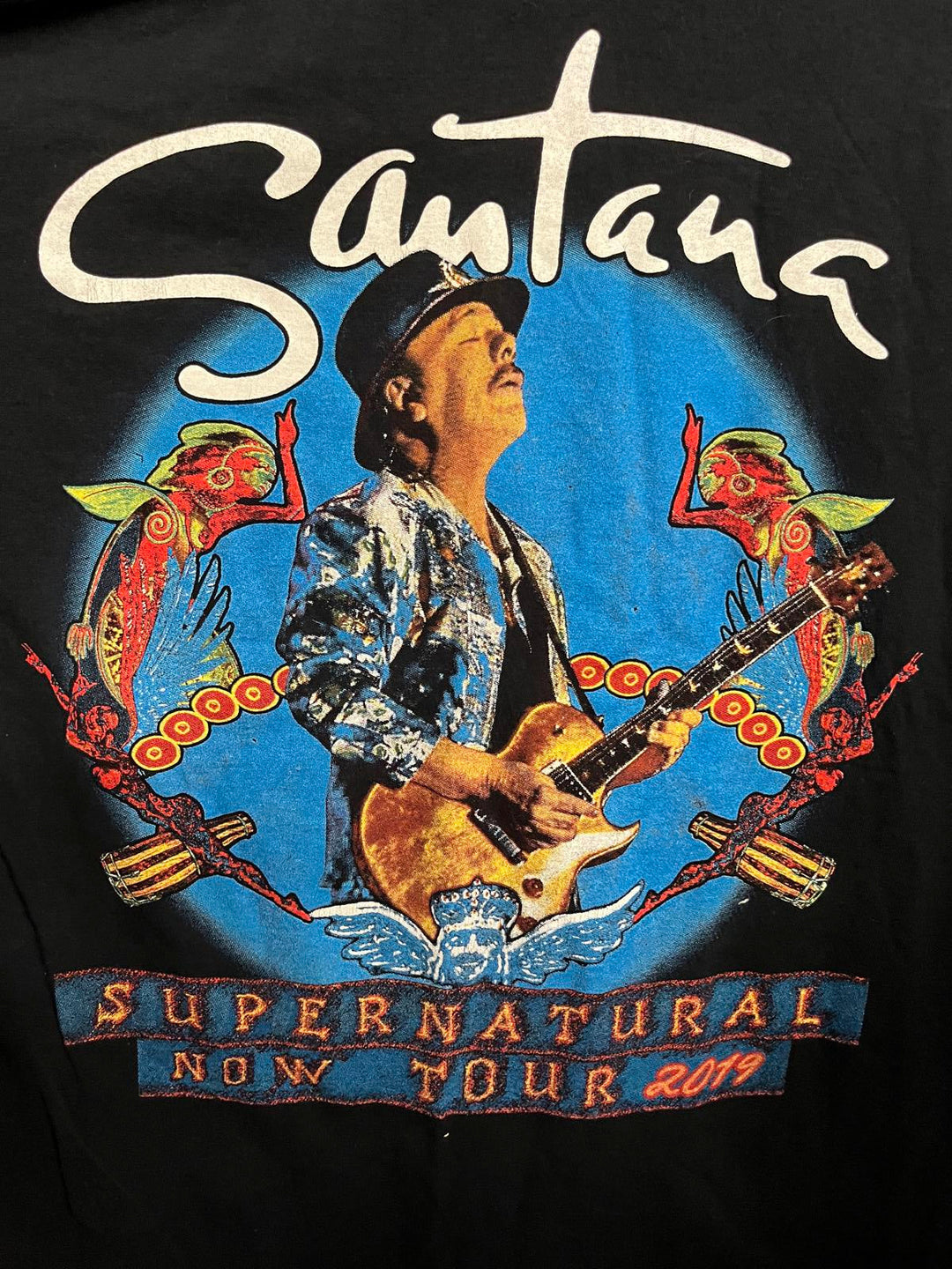 Santana 2019 Tour Tee - Supernatural Now Tour 2019 - M