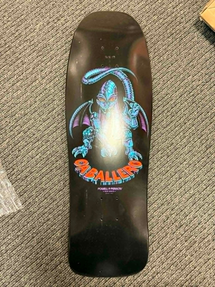 Powell Peralta Steve Caballero Mechanical Dragon Black 10" Skateboard Deck
