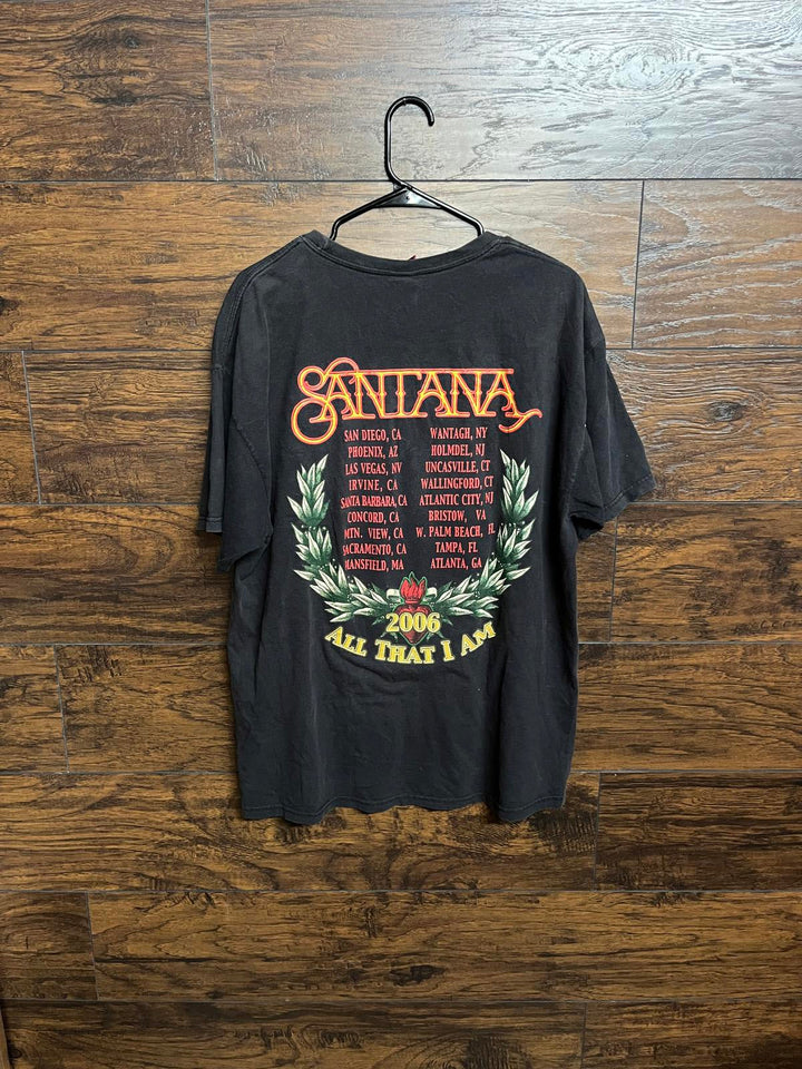 Santana Tour Tee All That I Am 2006 Santana T-shirt - XL