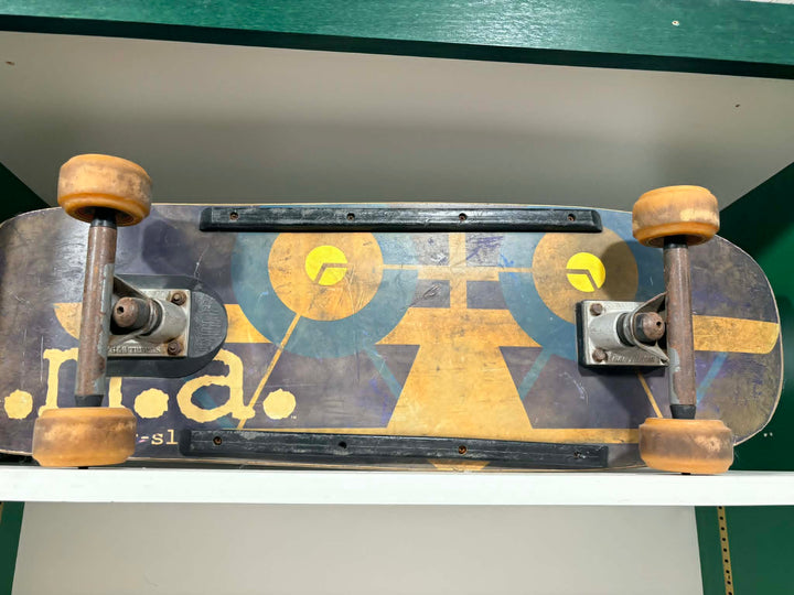 SMA Alan Petersen "Plane" Everslick Original 80s USED Complete Skateboard