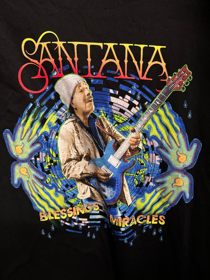 Carlos Santana Shirt Shredding on the Guitar Blessings - XL
