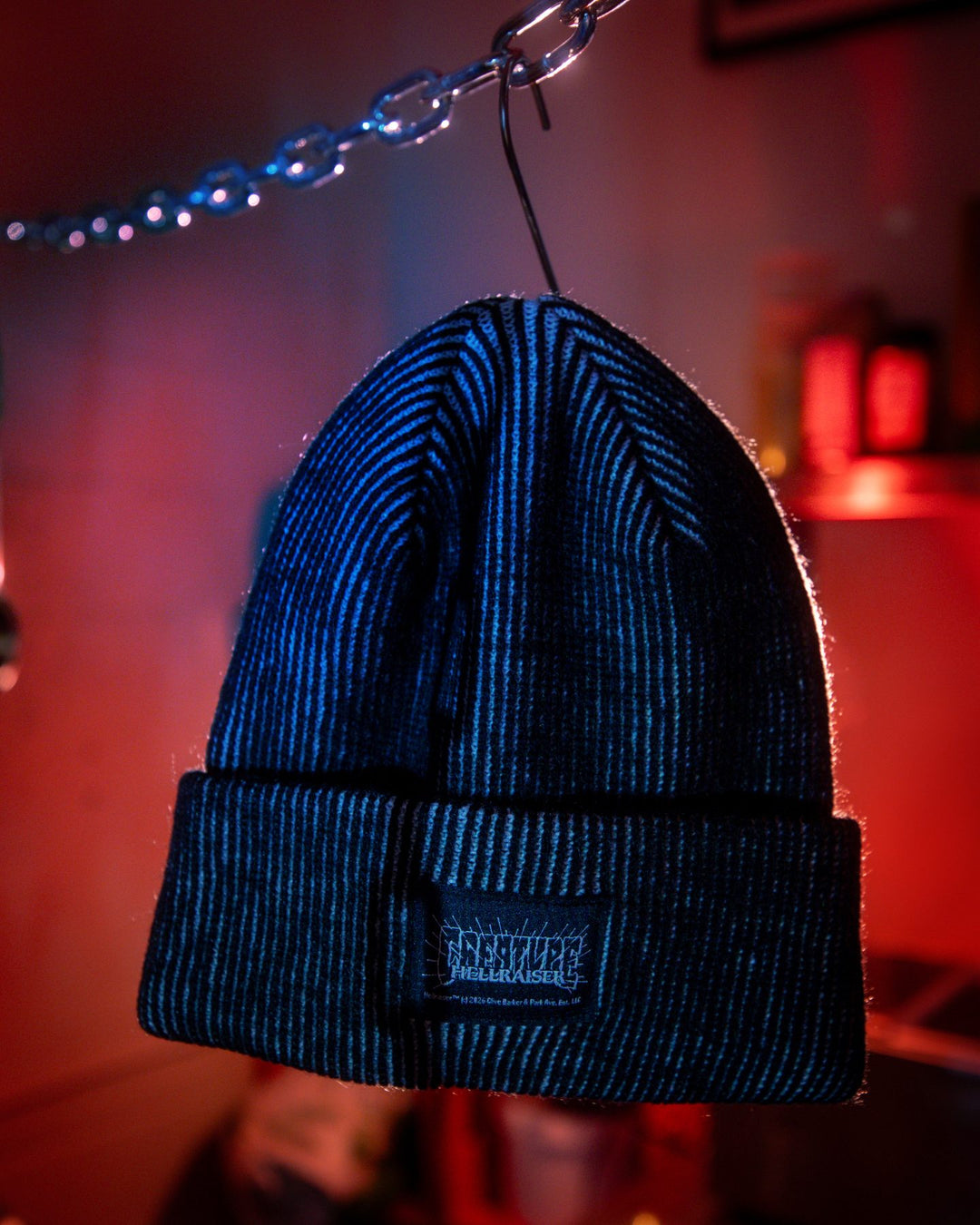 Creature Hellraiser Long Shoreman Beanie with woven label