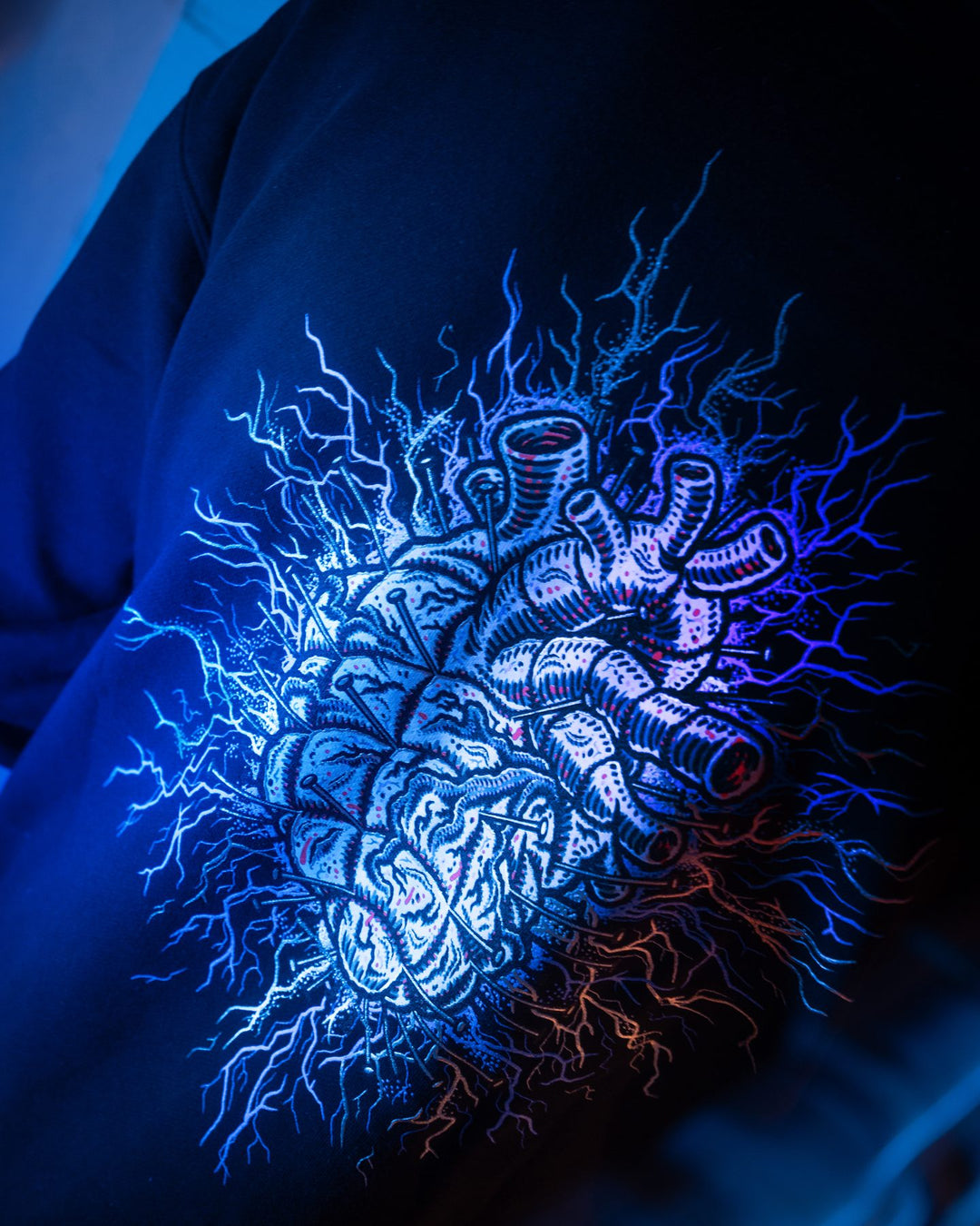 Creature Hellraiser hoodie back print detail
