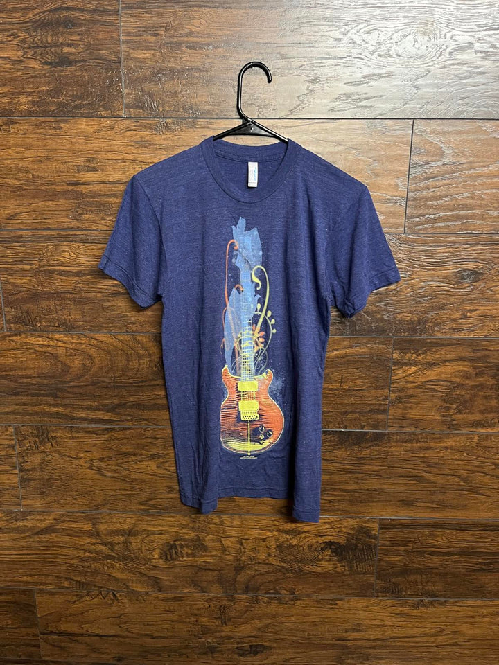 Carios Santana T-shirt 2 Sided - Santana Guitar Peace Dove
