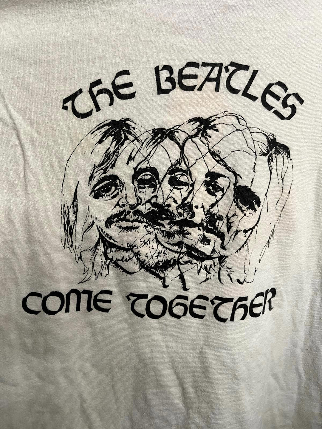 Vintage The Beatles Come Together T-shirt -1960s Austin Radio M