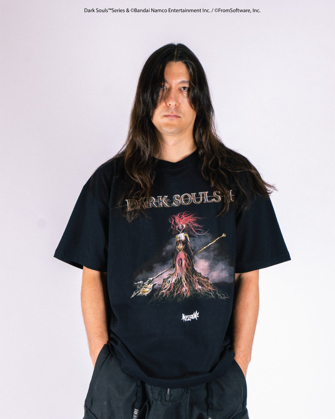 Welcome X Dark Souls Elana T-Shirt on model