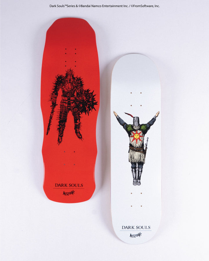 Welcome X Dark Souls Kirk and Solaire skateboard decks