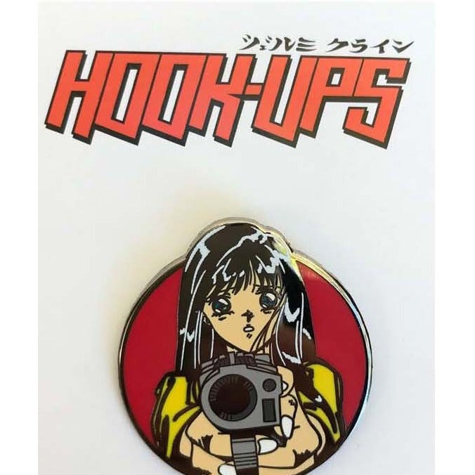 Hook Ups Barrel Of A Gun Enamel Pin