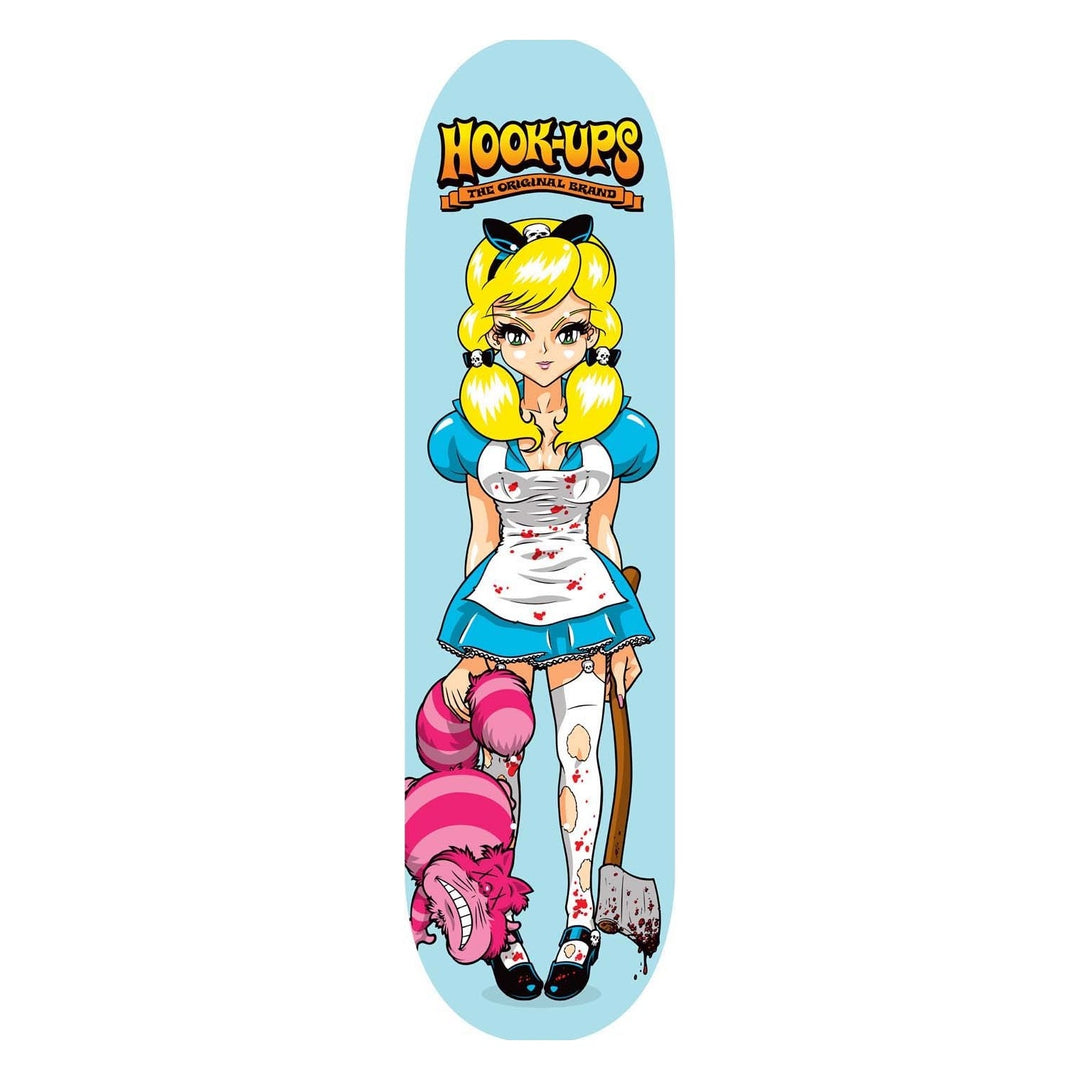 Hook Ups Evil Alice 8.5" Skateboard Deck