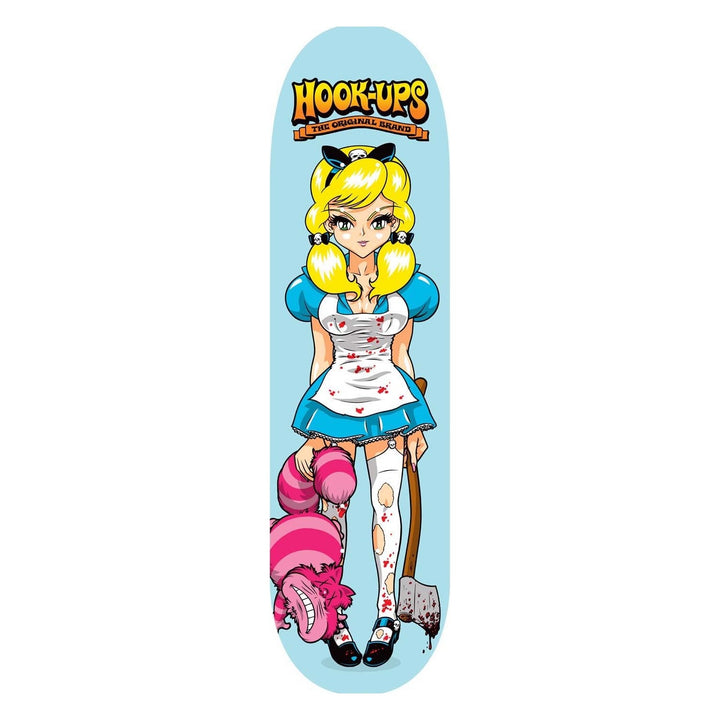 Hook Ups Evil Alice 8.5" Skateboard Deck