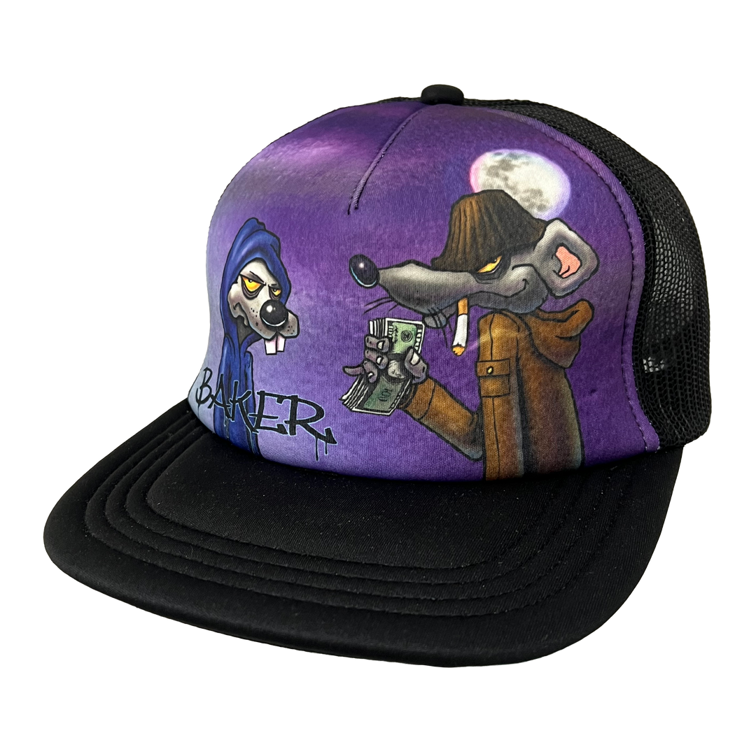 Baker "Katch1" Black Trucker Hat