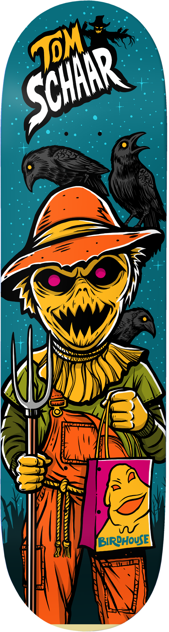 Birdhouse Tom Schaar "Hallows Eve" 8.38" Skateboard Deck