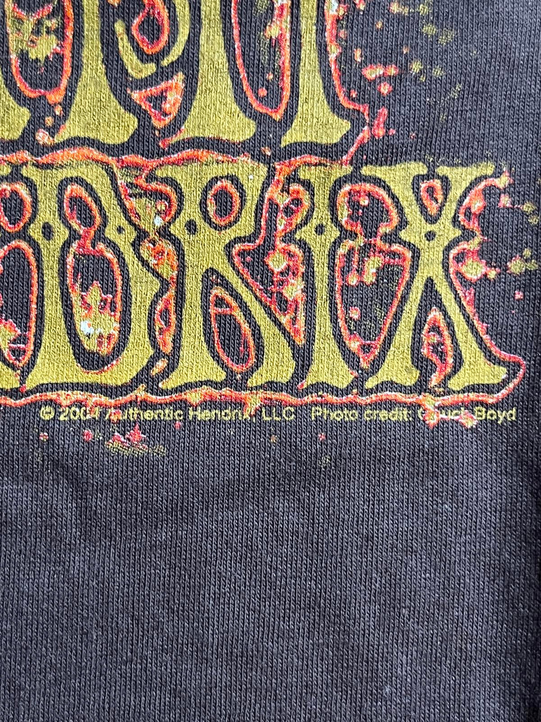 VTG Jimi Hendrix T-shirt - Paint Splatter Head Shirt - M