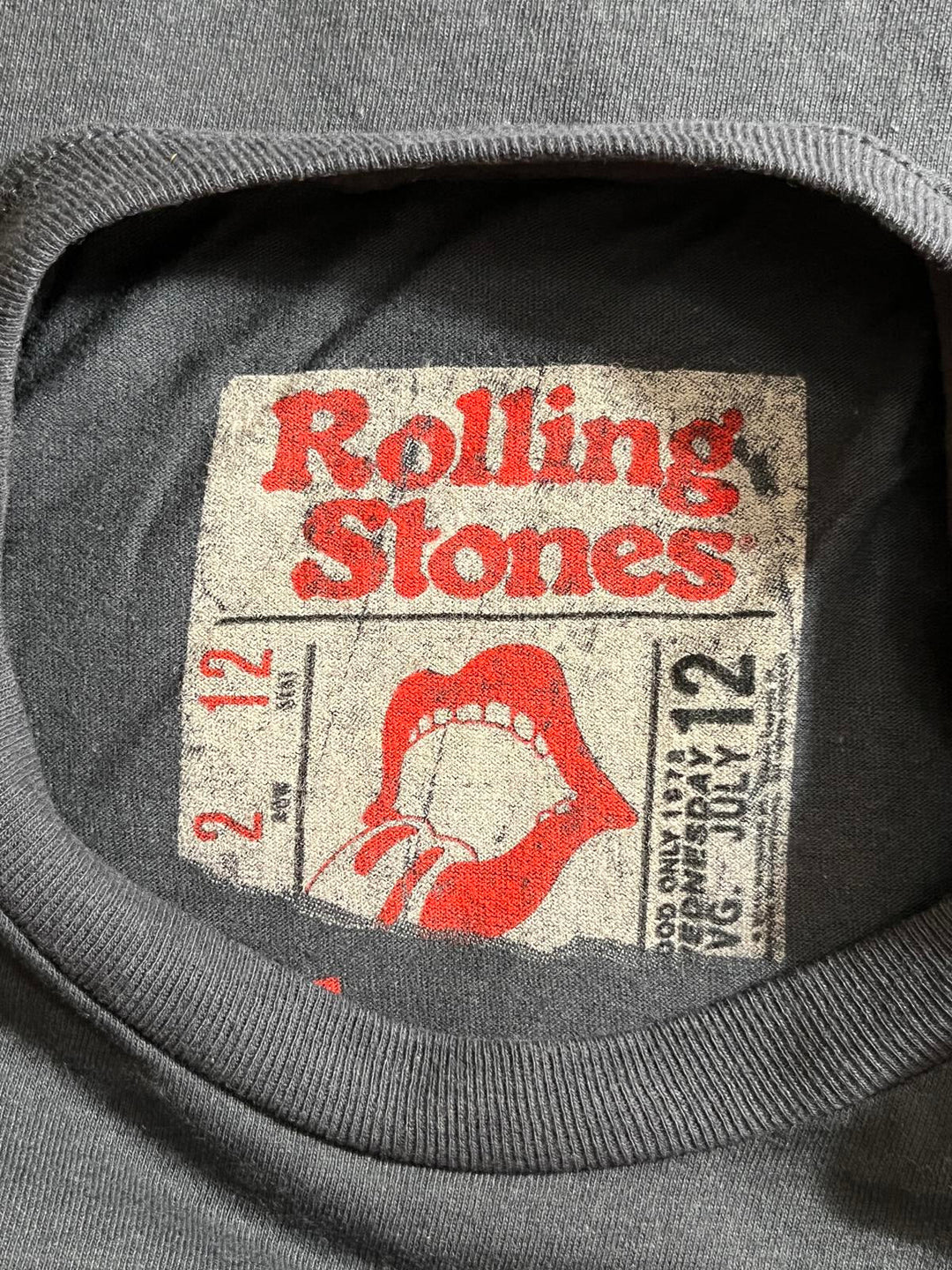The Rolling Stones American Tour 1972 - Deadstock Shirt - M