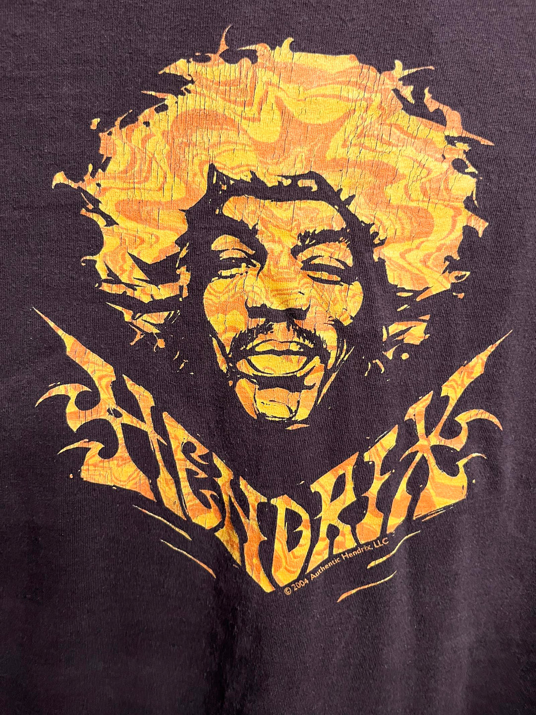 Vintage Jimi Hendrix Head T-shirt - Autograph Shirt XL