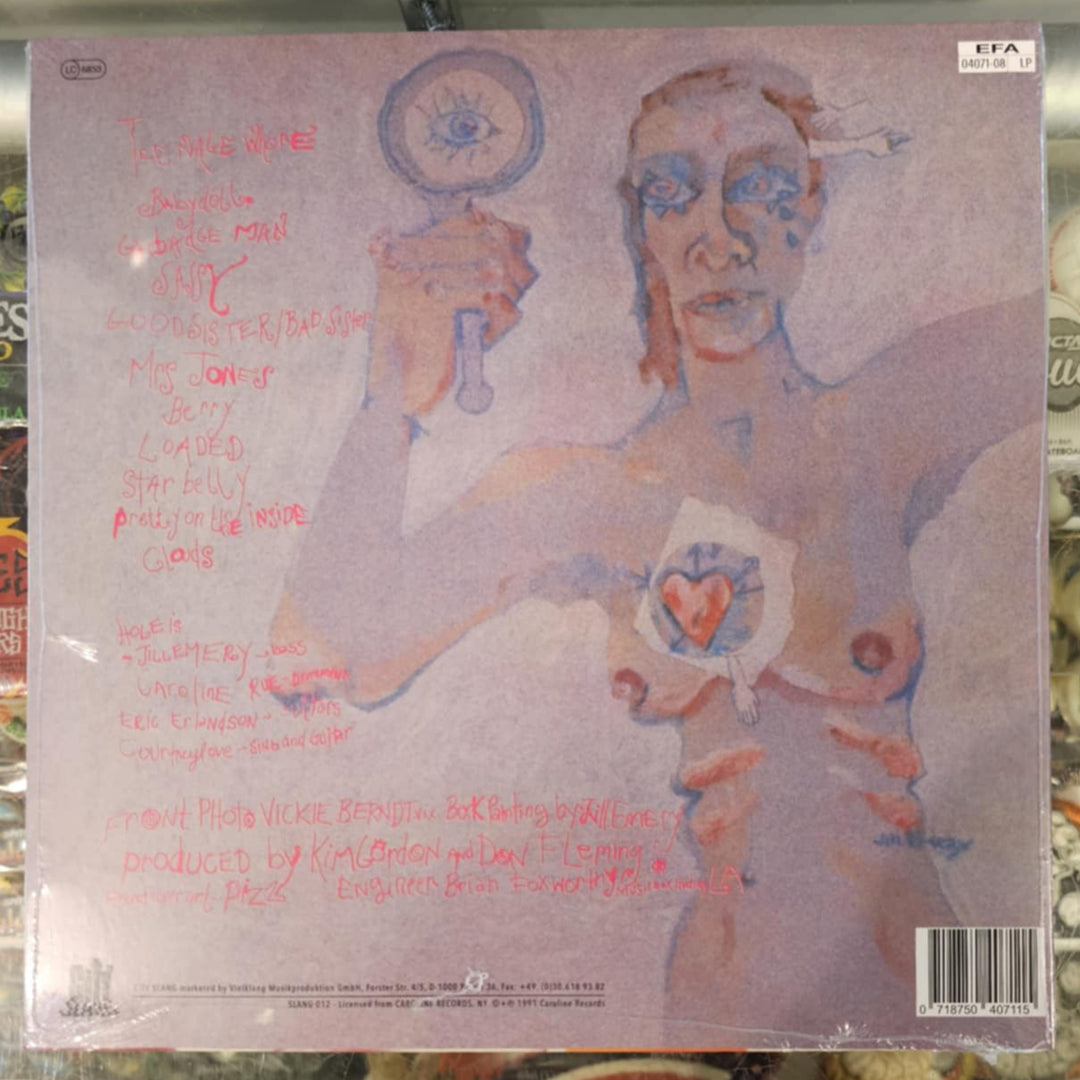 HOLE - PRETTY ON THE INSIDE Vinyl LP Record *Unofficial Release*