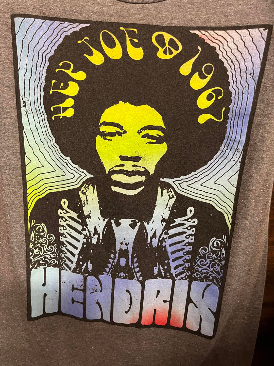 Jimi Hendrix Afro Shirt - Hey Joe 1967 - Small