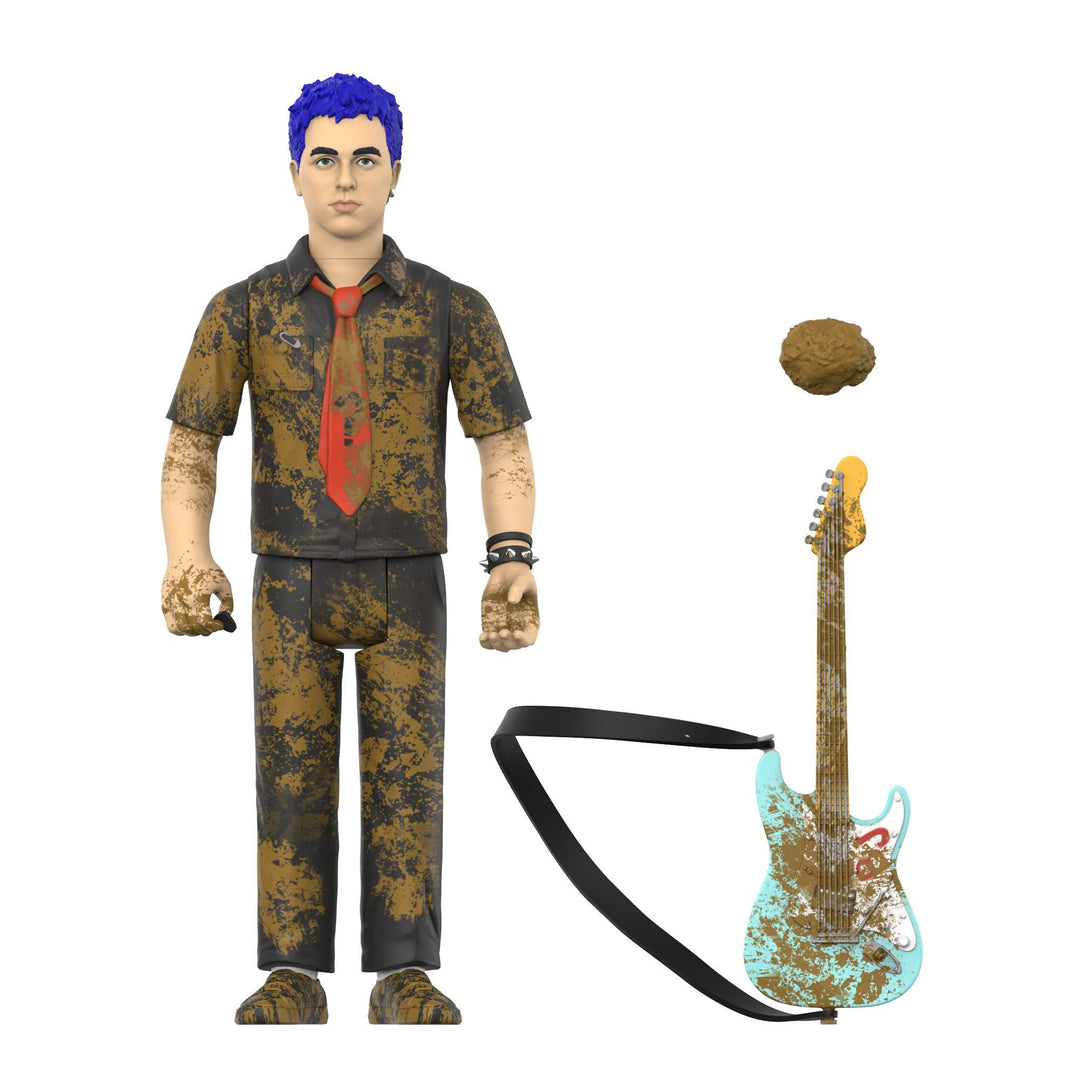 Super7 X Green Day Billie Joe Armstrong, Tré Cool, Mike Dirnt Reaction Figures 3 pk