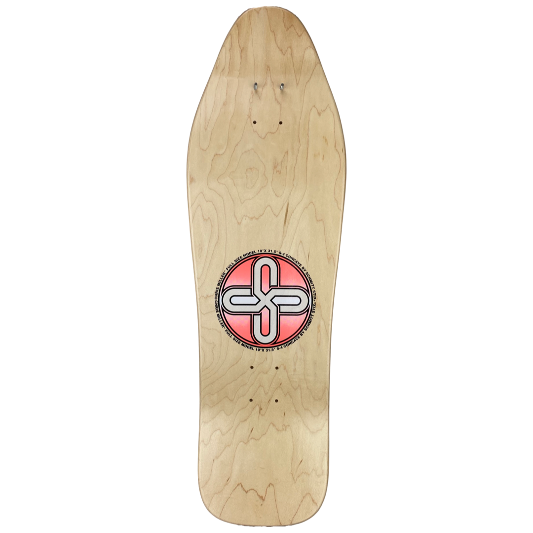 Schmitt Stix Chris Miller Bird In Mouth 10" Skateboard Deck