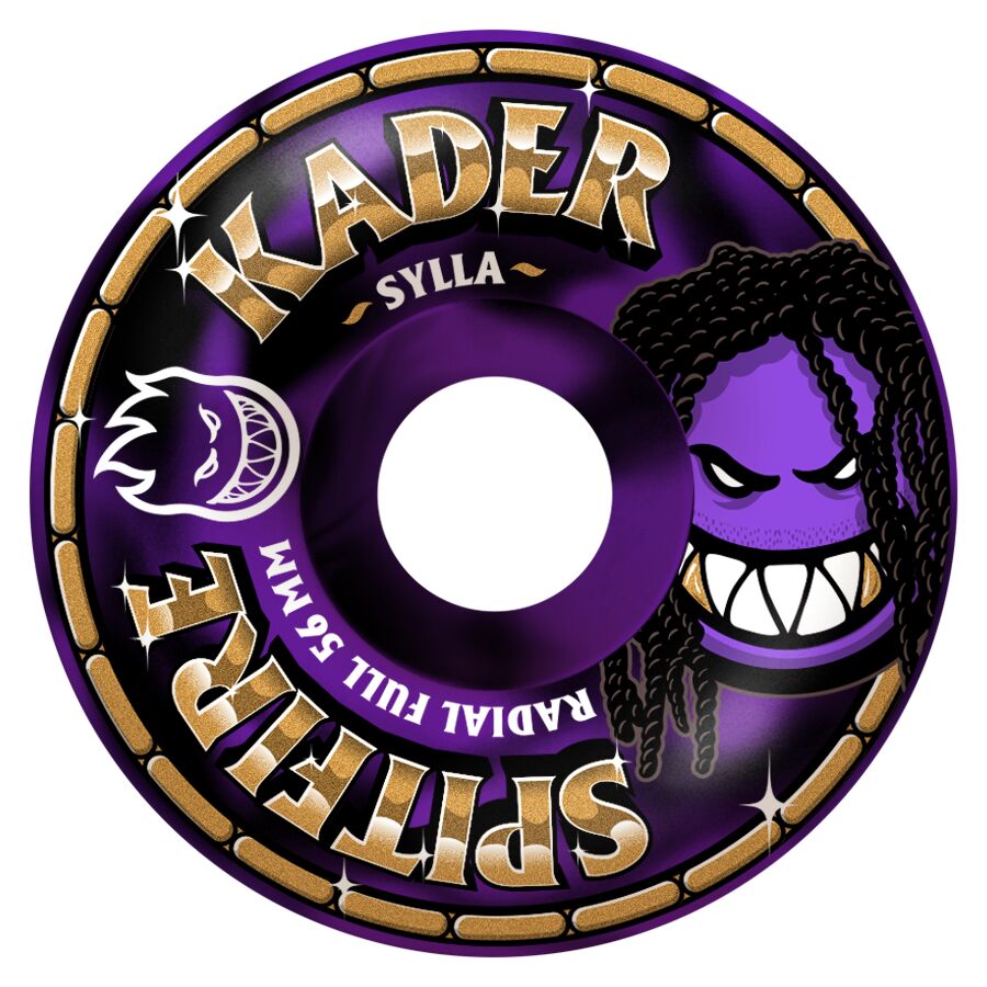 Spitfire F4 Kader Rolly Radial Full Swirl 56mm 99A Skateboard Wheels