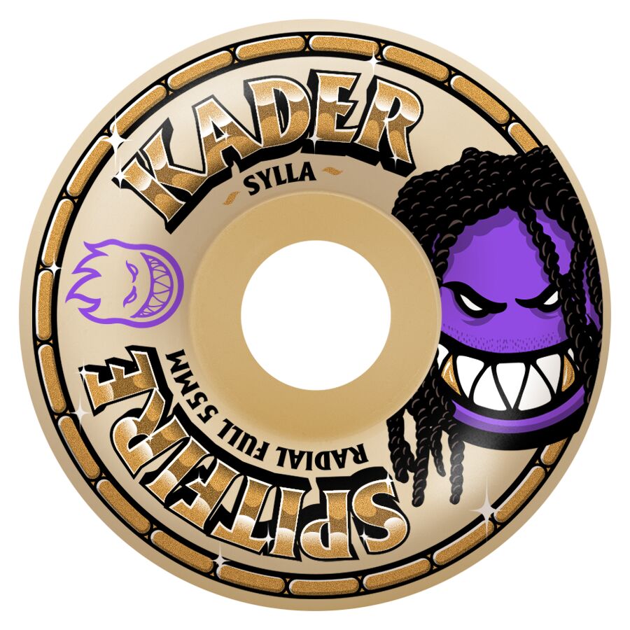 Spitfire F4 Kader Rolly Radial Full 55mm 99A Skateboard Wheels