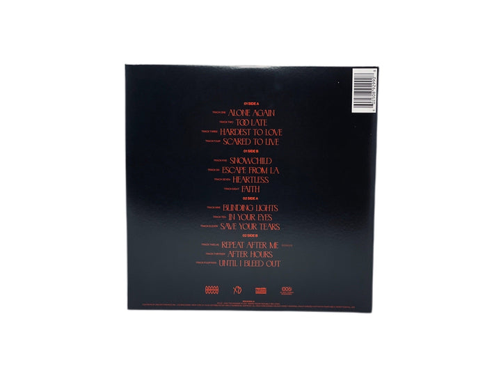 The Weeknd - After Hours (Limited Edition Clear w/ Red Splatter Colored Double LP)
