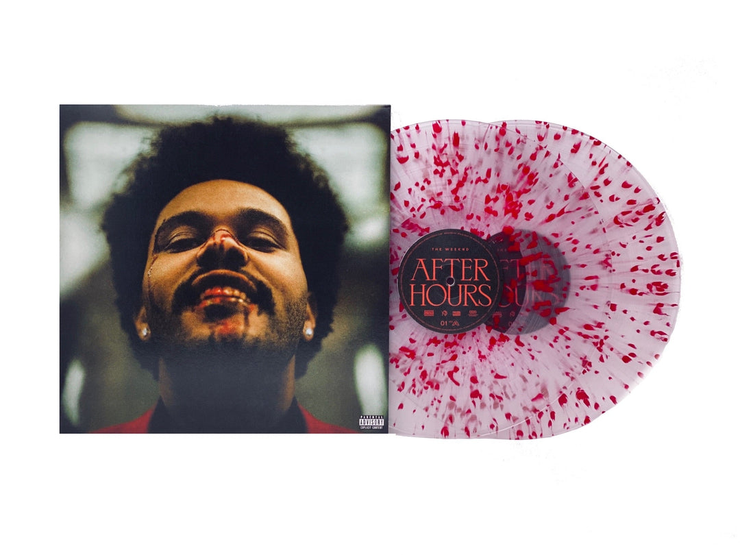 The Weeknd - After Hours (Limited Edition Clear w/ Red Splatter Colored Double LP)