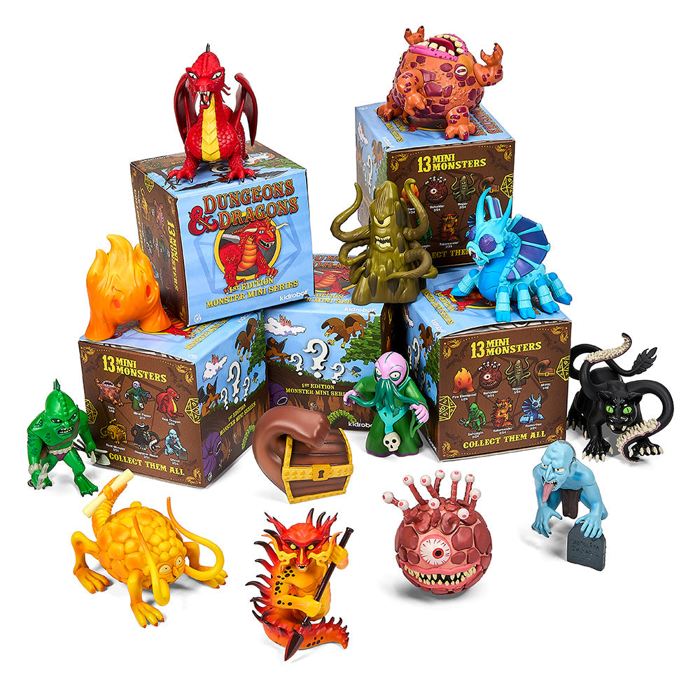 dragons and monsters KIDROBOT x DUNGEONS & DRAGONS® MONSTERS 3" VINYL MINI SERIES 1 – The Dark Slide