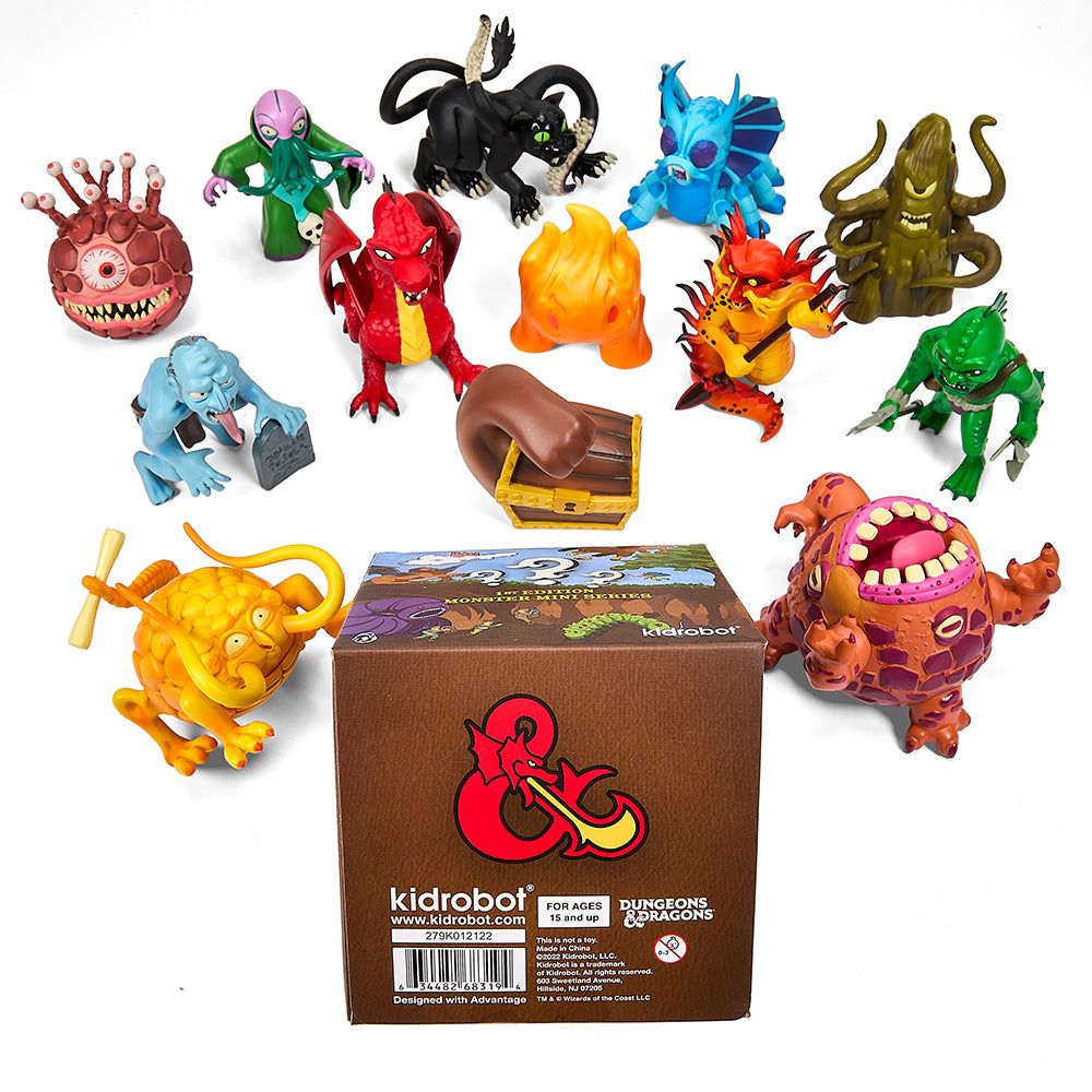 dungeon and dragons monsters KIDROBOT x DUNGEONS & DRAGONS® MONSTERS 3" VINYL MINI SERIES 1 – The Dark Slide