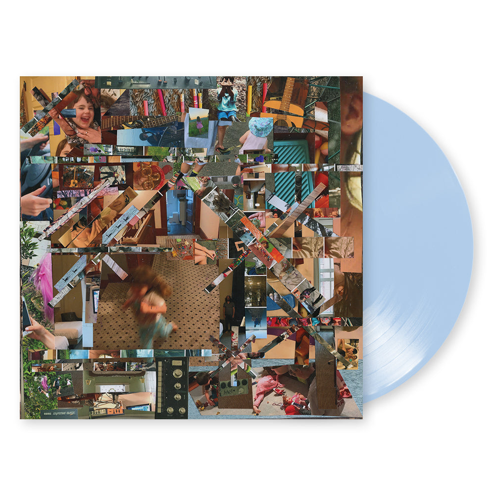 Lou Barlow Reason to Live baby blue vinyl LP with the photo collage album sleeve