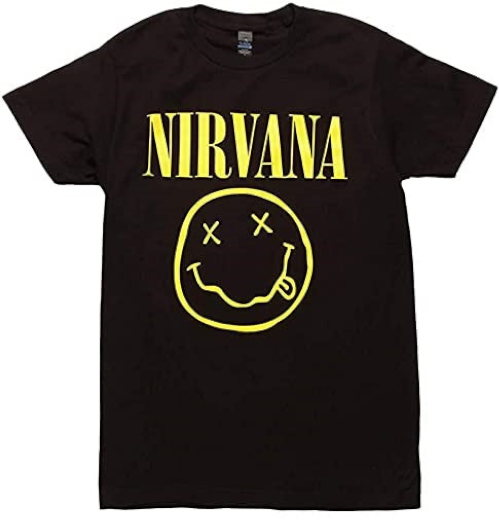 Nirvana Smiley Face Mens T-shirt